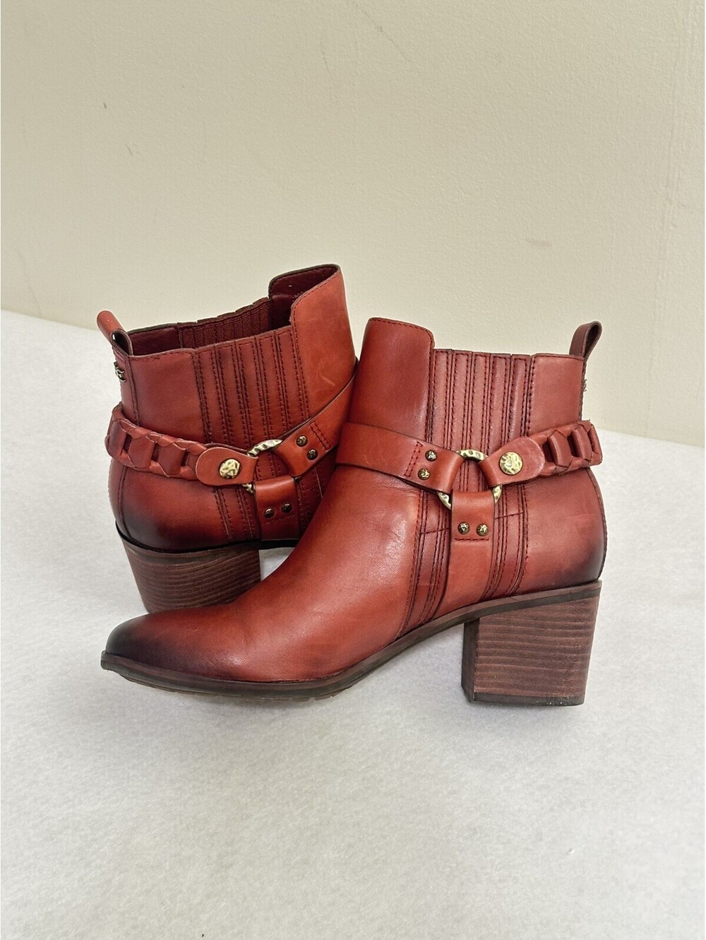 Gently Used - Sam Edelman Dalma Women Leather Western Boho Boot 8.5